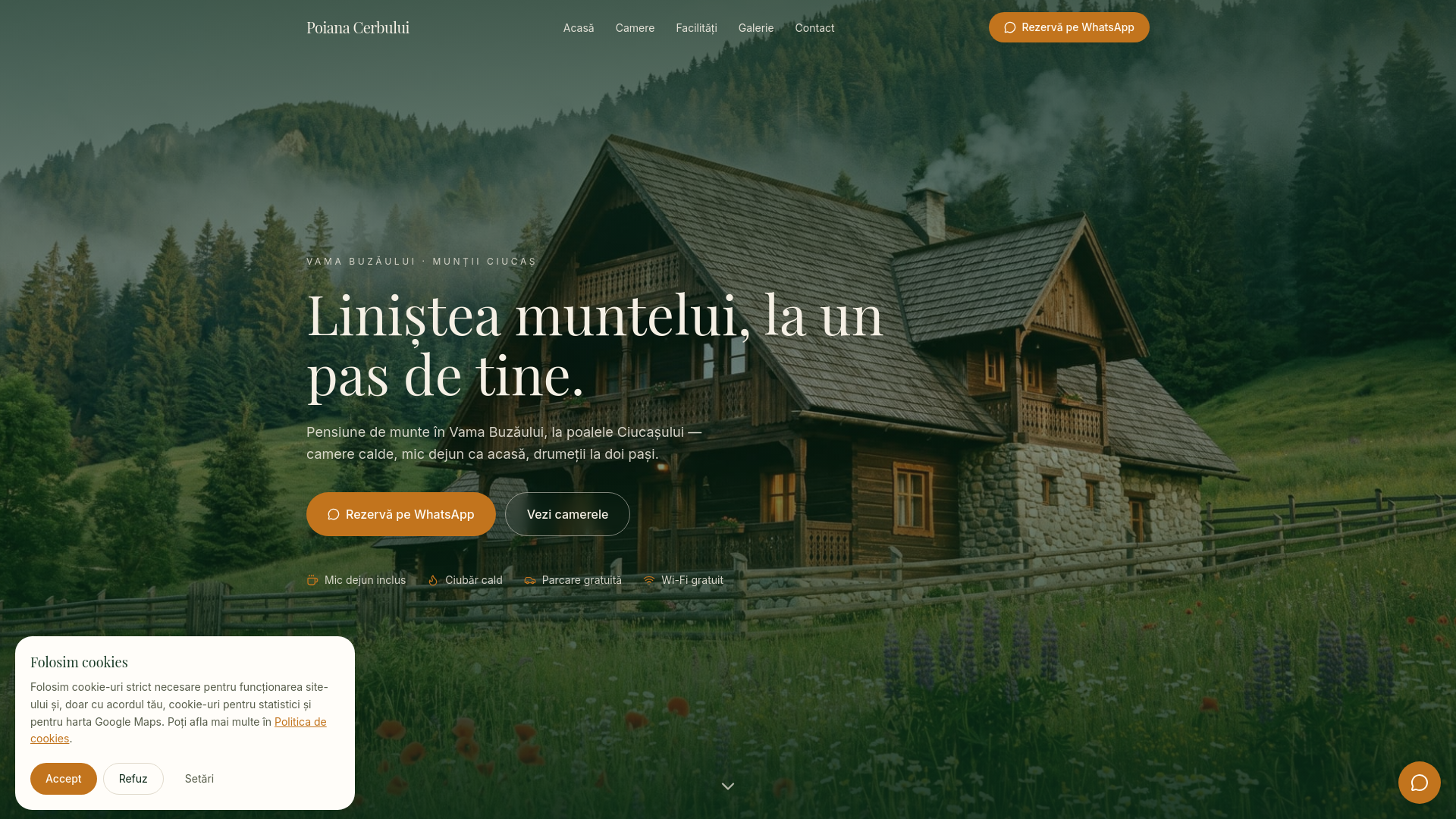 Poiana Cerbului — Pensiune montană — preview