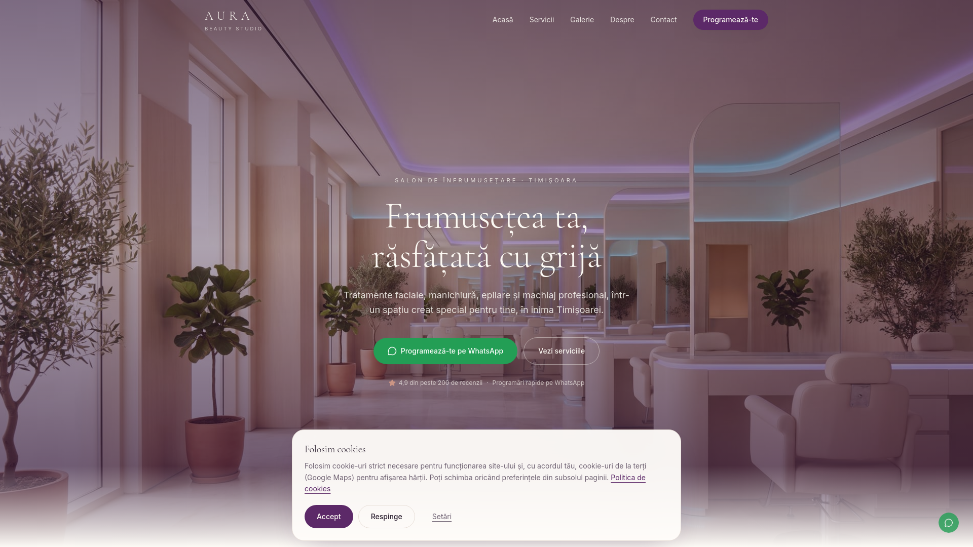 AURA Beauty Studio — Salon de înfrumusețare — preview
